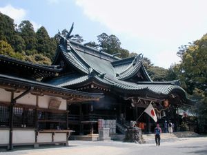 쓰쿠바산 기슭에 있는 고대 신토 신사