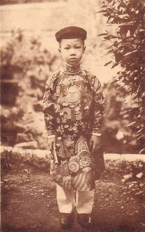 1920년의 왕세자 빈투이(Vĩnh Thụy)
