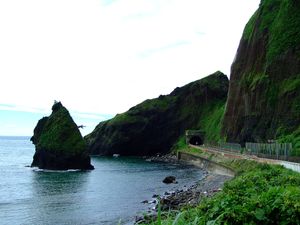 고가하마 해안과 에치고 나나우라 시사이드라인