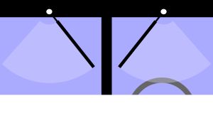 일부 군용차에서 볼 수 있는 형태