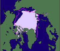 9월 해빙 분포(2004)