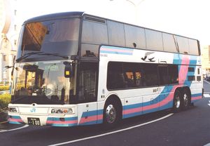 JR 시코쿠 버스 에어로킹 KC-MU612TA (핑크)