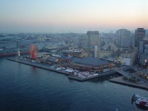 고베 포트 타워에서 바라본 하버랜드