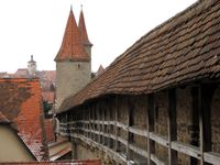 로텐부르크 오프 더 타우버의 시벽