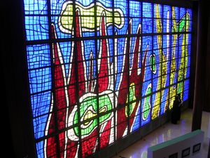 스테인드글라스 창문 페르낭 레제 작, 1954년