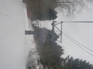 체어리프트(쿼드리프트) 지주(函館七飯スノーパーク, 2018년 3월 촬영)