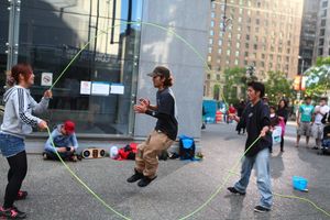 밴쿠버에서의 더블더치 공연