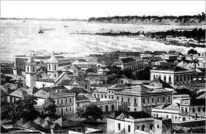 1883년 루안다 중심부