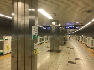 2022년 6월 역 승강장