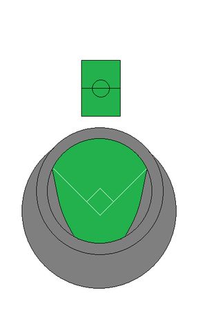 야구장 모드에서 축구장 모드로 바뀔 때의 이미지