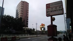 버스 정류장 풍경(2019년 촬영)