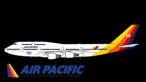 에어 퍼시픽 시절의 항공기 도색