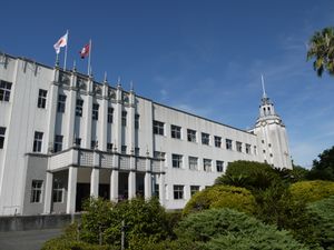 등록유형문화재로 지정된 구마모토현립 다마나 고등학교 교사