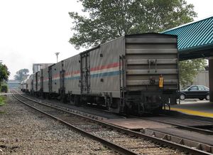 메리덴의 뉴 헤이븐-스프링필드 셔틀 열차