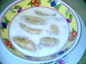 몬족 바나나 푸딩