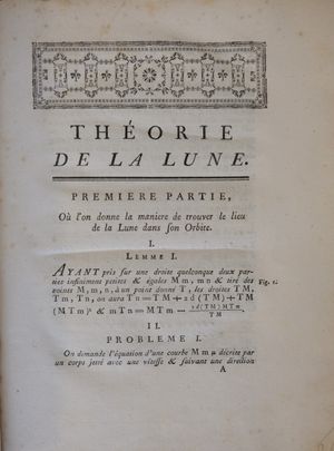 달의 이론과 달의 표 첫 페이지