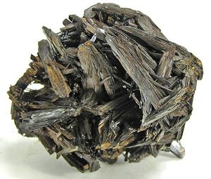 미국 콜로라도주 레이크 조지(Park County)산 침철석의 미세 결정 표본