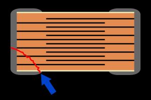 “개방 모드 설계” MLCC 칩, 파손은 정전 용량 값만 감소시킴