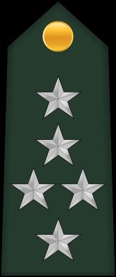 중앙아프리카 육군 대장 계급장