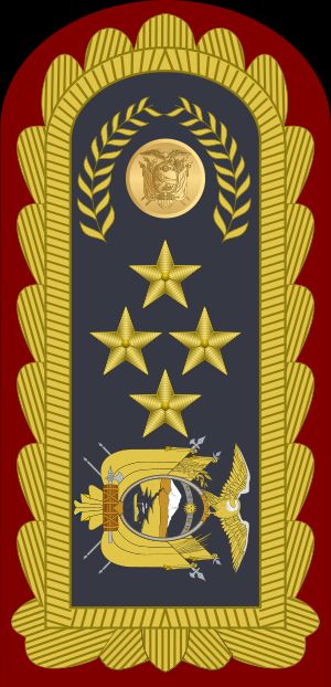 에콰도르 육군 대장 계급장
