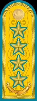 카자흐스탄 방공군 대장 계급장