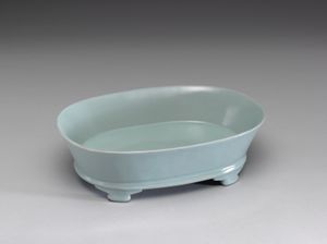 녹청색 유약 수선화 분지, 여요(汝窯)