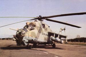 Mi-24W 후기형폴란드 공군기