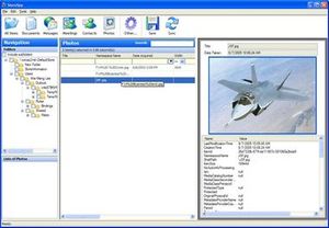 WinFS에는 구조화된 데이터 인스턴스와 해당 속성 및 관계를 탐색하는 데 사용할 수 있는 StoreSpy라는 WinFS 항목 브라우저가 포함되어 있었다.