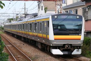 E233계 8000번대 (2020년 10월 28일 히라마역-가시마다역 간)