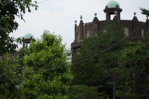 토목학회 추천 토목유산 도쿄도 세타가야구의 코마자와 급수탑.