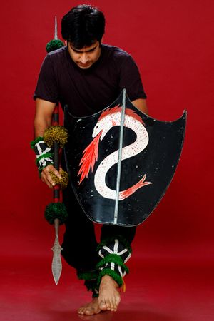 마니푸르의 무술인 탕타