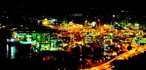 2009년 야간 탄종파가르 컨테이너 터미널