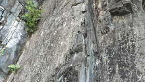 영월군 남면 북쌍리 남애 단면의 문곡층