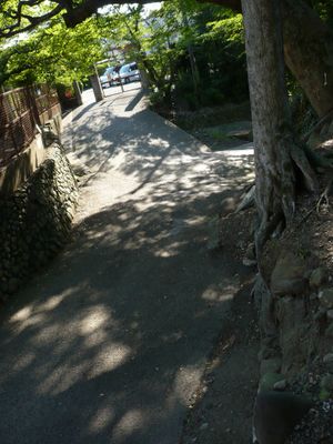 혼마루와 니시노마루 사이의 빈 해자 터