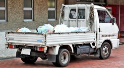 봉고 트럭 후측면