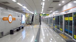 상행 승강장 (2018년 4월)