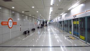 상행 승강장 (2018년 4월)