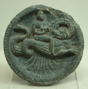 간다라 석제 팔레트