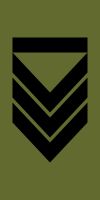 노르웨이 육군 일등 중사 계급장