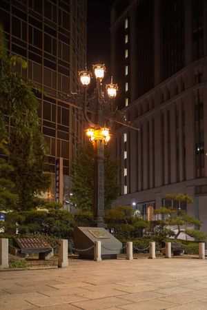 시프트 렌즈로 라이즈 조작을 하여 촬영한 예