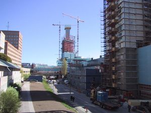 2002년 공사 중이었던 시스타 사이언스 타워