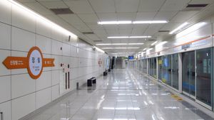 상행 승강장 (2018년 4월)