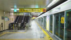 하행 승강장 (2018년 4월)