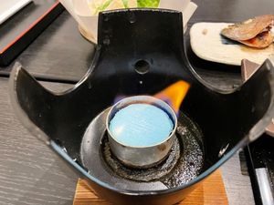 불을 붙인 모습