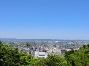 관음산에서 바라본 미쓰케 시가지