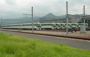 하시모토 차량기지 (2009년 8월)