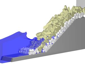 3개 모두 3차원 수치 해석 시뮬레이션 (MEDUS 2009)