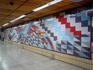 노포역 방면 벽화