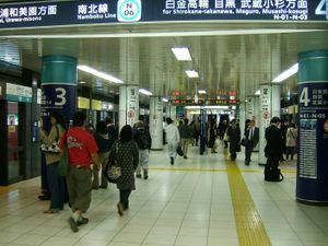 난보쿠선 승강장