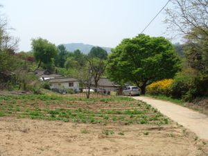 상당산성 내부 마을